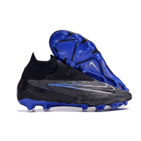 New Nike Phantom GX Elite DF Link FG Black Chrome Hyper Royal