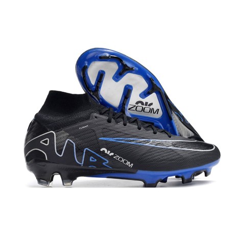 Nike Zoom Mercurial Superfly 9 Elite AG PRO Black Chrome Hyper Royal