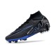 Nike Zoom Mercurial Superfly 9 Elite AG PRO Black Chrome Hyper Royal