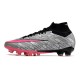 Nike Zoom Mercurial Superfly 9 Elite AG PRO Metallic Silver Hyper Pink Black