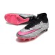 Nike Zoom Mercurial Superfly 9 Elite AG PRO Metallic Silver Hyper Pink Black