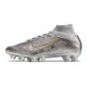 Nike Zoom Mercurial Superfly 9 Elite XXV AG PRO Metallic Silver Gold
