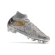 Nike Zoom Mercurial Superfly 9 Elite XXV AG PRO Metallic Silver Gold