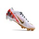Nike Air Zoom Mercurial Vapor 15 Elite FG White Gold Red