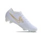 Nike Air Zoom Mercurial Vapor 15 Elite FG White Blue Gold