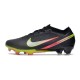 Nike Air Zoom Mercurial Vapor 15 Elite FG Black Silver