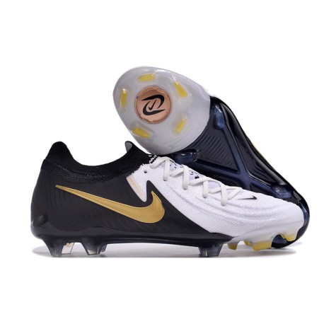 Nike Phantom Luna 2 Elite FG Low White Black Metallic Gold Coin