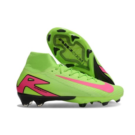 Nike Mercurial Superfly 10 Elite FG Soccer Cleats Green Pink
