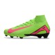 Nike Mercurial Superfly 10 Elite FG Soccer Cleats Green Pink