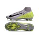 Nike Mercurial Superfly 10 Elite FG Soccer Cleats Gray Volt Black