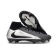 Nike Air Zoom Mercurial Superfly 10 Elite FG Black Silver