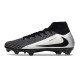 Nike Air Zoom Mercurial Superfly 10 Elite FG Black Silver