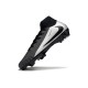 Nike Air Zoom Mercurial Superfly 10 Elite FG Black Silver