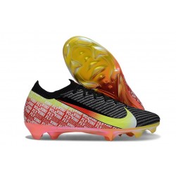 Nike Zoom Mercurial Vapor XVI Elite FG X VINI JR Black Dynamic Yellow Green Spark Brt Crimson