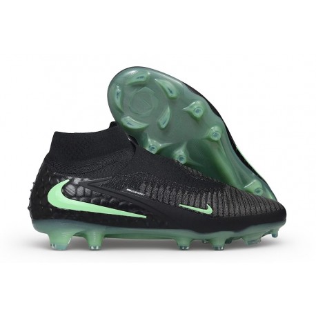 Nike Phantom 6 High Elite FG Boots Black Green