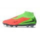 Nike Phantom 6 High Elite FG Boots Hot Punch Black Green Strike