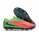 Nike Phantom 6 Low Cut Elite FG Shoes Hot Punch Black Green Strike