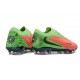 Nike Phantom 6 Low Cut Elite FG Shoes Hot Punch Black Green Strike