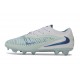 Nike Phantom 6 Low Cut Elite FG Shoes White Mint Metallic Blue