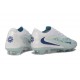 Nike Phantom 6 Low Cut Elite FG Shoes White Mint Metallic Blue