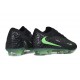 Nike Phantom 6 Low Cut Elite FG Shoes Black Illusion Green Black