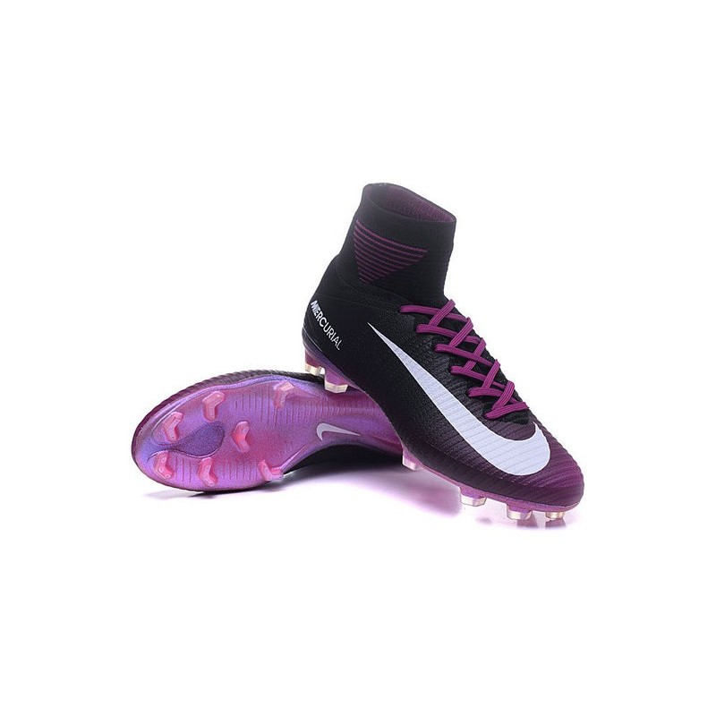 FG Cristiano Ronaldo Shoes Purple Black 