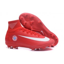 Nike Mercurial Superfly V FG News Soccer Cleats FC Bayern München Red