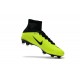 New 2017 Nike Mercurial Superfly V FG Soccer Cleats Yellow Black
