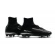 New 2017 Nike Mercurial Superfly V FG Soccer Cleats Black Dark Grey