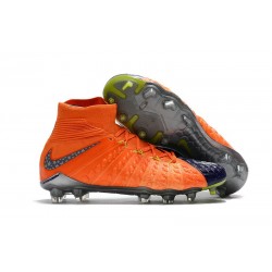 Nike Hypervenom Phantom III DF FG New Boots - Blue Orange