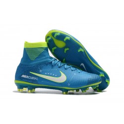 Nike Mercurial Superfly V FG News Top Neymar Soccer Cleats Blue White