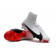 Nike Mercurial Superfly V FG News Top Soccer Cleats White Black Red