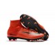 Nike High Top Mercurial Superfly V 5 FG ACC Boot Red Black
