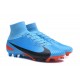 Nike High Top Mercurial Superfly 5 FG ACC Boot Blue Black Red