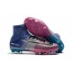 Nike High Top Mercurial Superfly 5 FG ACC Boot Blue Pink Black