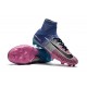 Nike High Top Mercurial Superfly 5 FG ACC Boot Blue Pink Black