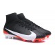 New Mens Nike Mercurial Superfly V FG Cleats Black White Red