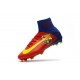 New Mens Nike Mercurial Superfly V FG Cleats Barcelona Red Yellow