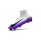 New Mens Nike Mercurial Superfly V FG Cleats White Purple