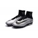 New Mens Nike Mercurial Superfly V FG Cleats Silver Black