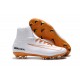 Nike Mercurial Superfly 5 FG ACC Soccer Boots - White Orange