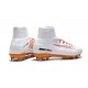 Nike Mercurial Superfly 5 FG ACC Soccer Boots - White Orange