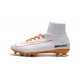 Nike Mercurial Superfly 5 FG ACC Soccer Boots - White Orange