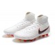 Nike Magista Obra II FG ACC Soccer Cleats White Grey Red