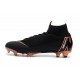 New Nike Mercurial Superfly 6 Elite FG Cleats - Black Orange