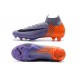 New Nike Mercurial Superfly 6 Elite FG Cleats - Purple Orange