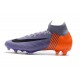 New Nike Mercurial Superfly 6 Elite FG Cleats - Purple Orange