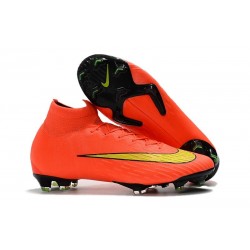 Nike Mercurial Superfly 360 Elite FG Football Boots - Orange Yellow