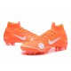 Nike & Off White Mercurial Superfly 6 FG Football Boots - Orange