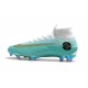 Nike Mercurial Superfly VI Elite FG Soccer Shoes - Blue White